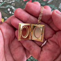 Book Locket Necklace - Dungeons & Dragons