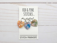 Heart Stained Glass | Stitch Markers