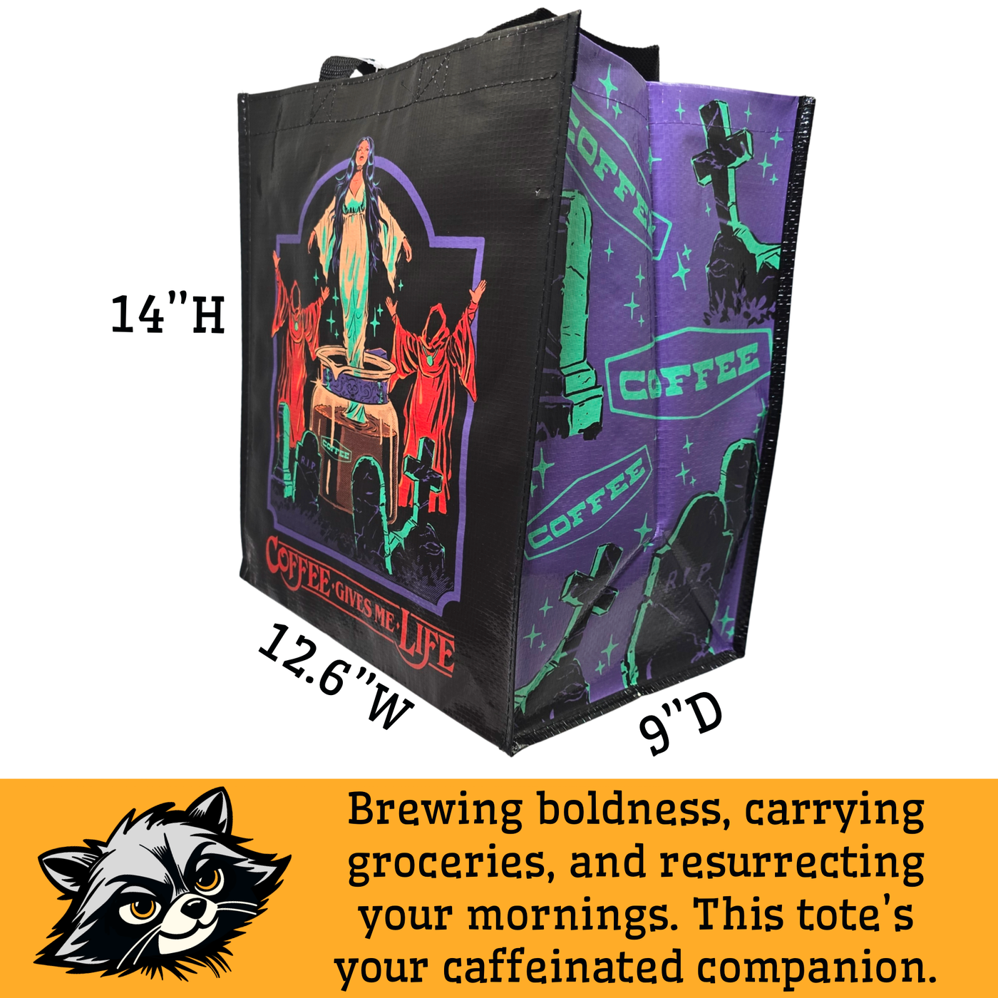 Coffee Gives Me Life Project Tote