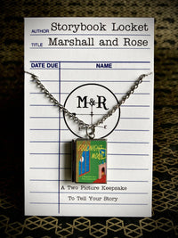 Book Locket Necklace - Goodnight Moon