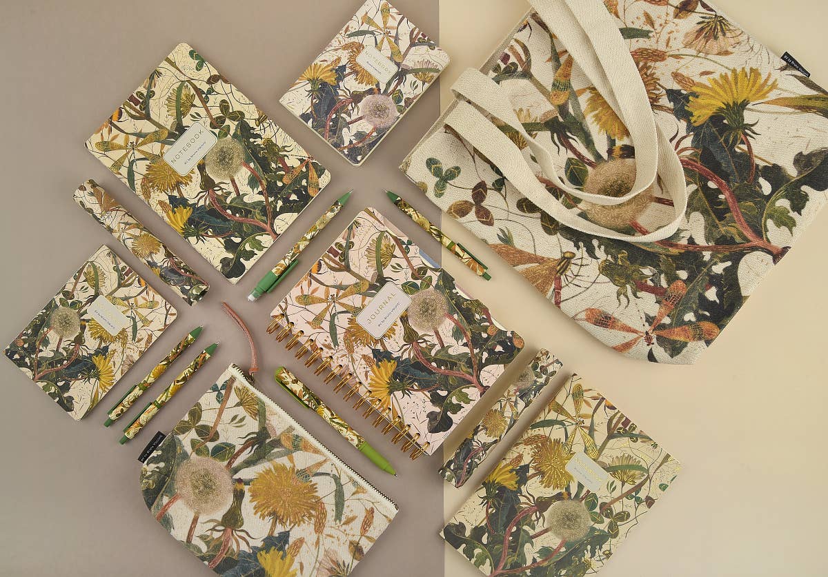 Floral Notions Pouch - Summer Greens