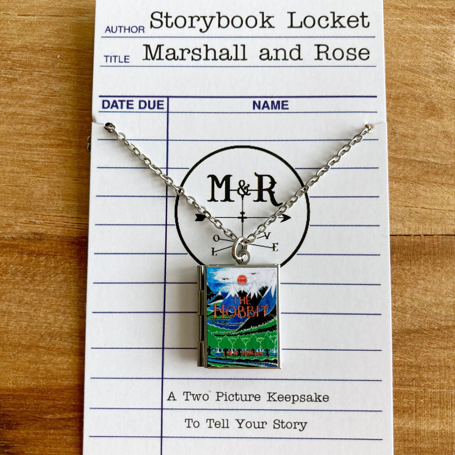 Book Locket Necklace - The Hobbit