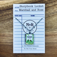Book Locket Necklace - Frog and Toad Are Friends