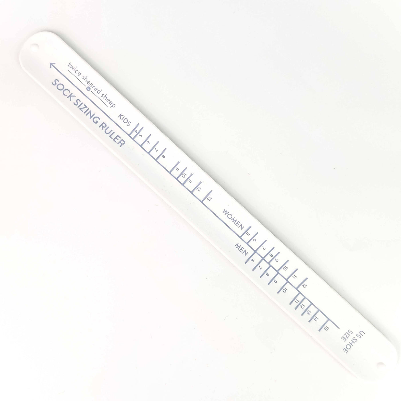 Sock Sizing Ruler - Sock Knitting Bracelet Ruler