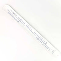 Sock Sizing Ruler - Sock Knitting Bracelet Ruler