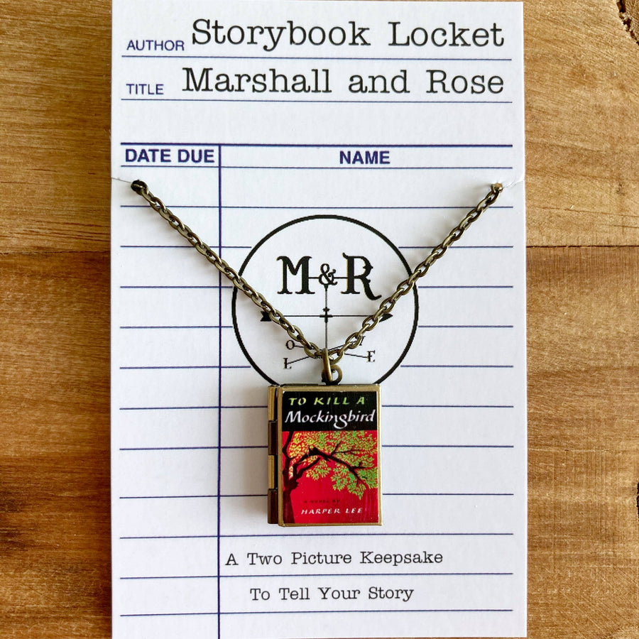 Book Locket Necklace - To Kill A Mockingbird - 1st Ed