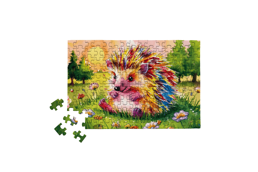 Happy Little Hedgehog