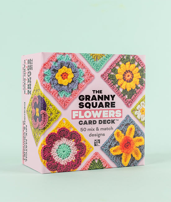 The Granny Square Flowers Card Deck: 50 Mix and Match Designs