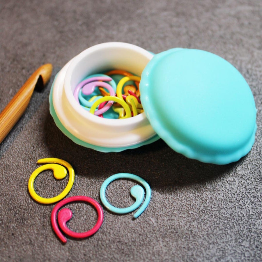 Macaron Case with Stitch Markers